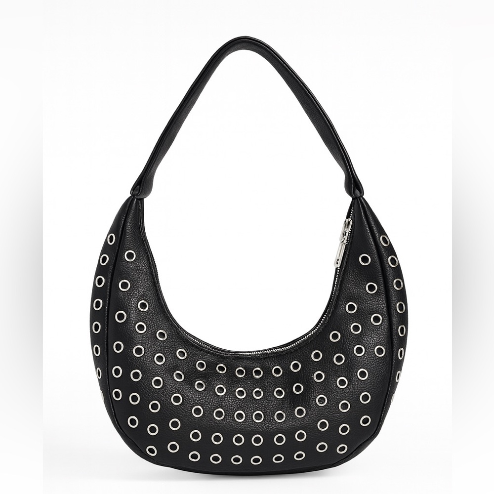 Black Studded Women's Bag